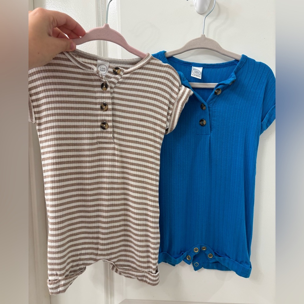 Lou Lou romper lot (2) (6/12 months size)